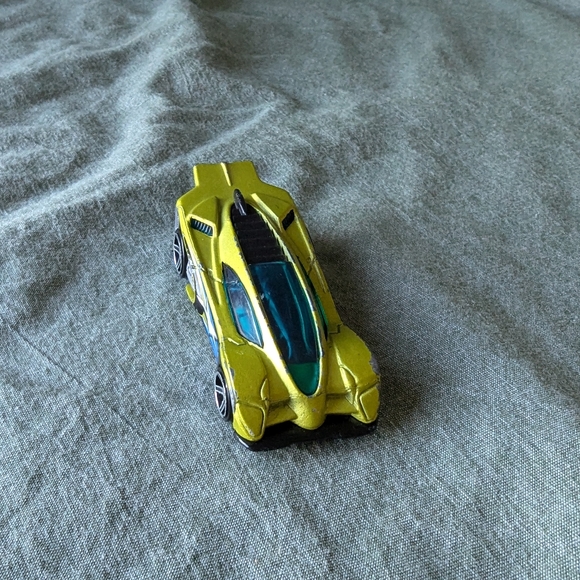 Hot Wheels Dodge Charger 87' Blue Side Drift 2001 Lime Green Car Set Mattel Toys - Picture 5 of 12